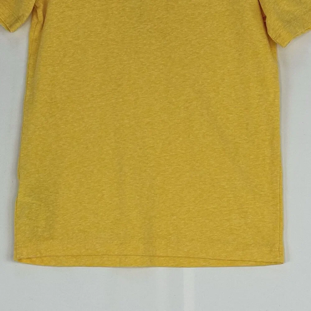 Oshkosh B’Gosh Boy’s Yellow T-Shirt 1/4 Button Soft Comfort Toddler Size 8A